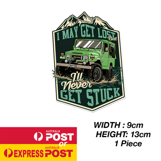TOYOTA OFF ROAD Green Sticker