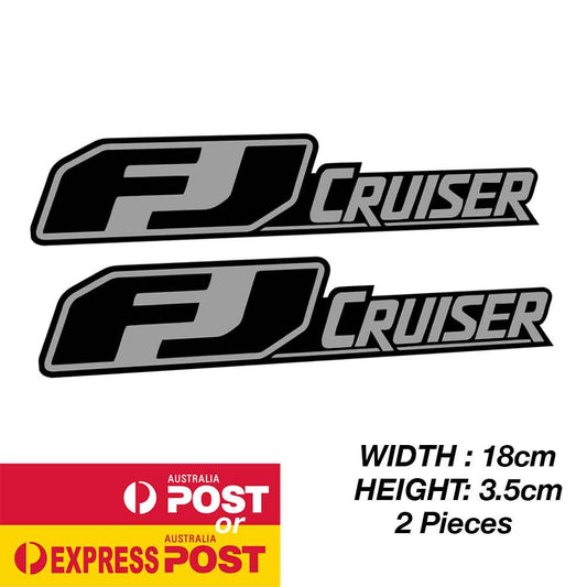 TOYOTA FJ Cruiser 4WD Off Road 4x4 Logo Sticker