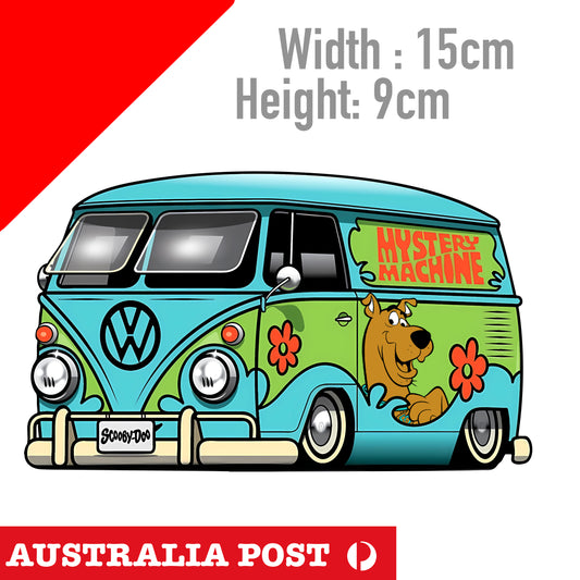 Volkswagen Bus Combi Scooby Doo Mystery Machine Sticker