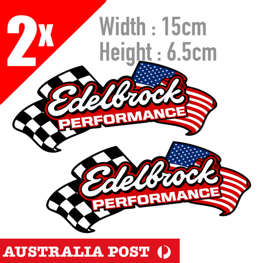 EDELBROCK Performance , BEER FRIDGE TOOLBOX MANCAVE HOT ROD RAT ROD Sticker