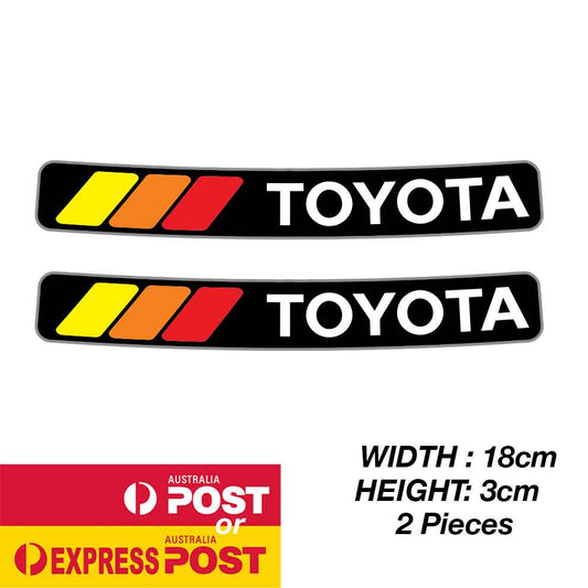 TOYOTA TRD Vintage Stripe Banner Sticker