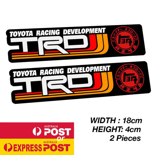 TOYOTA TRD Racing JDM Banner Sticker