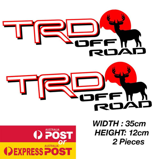 TOYOTA TRD Mountain Deer large Sticker