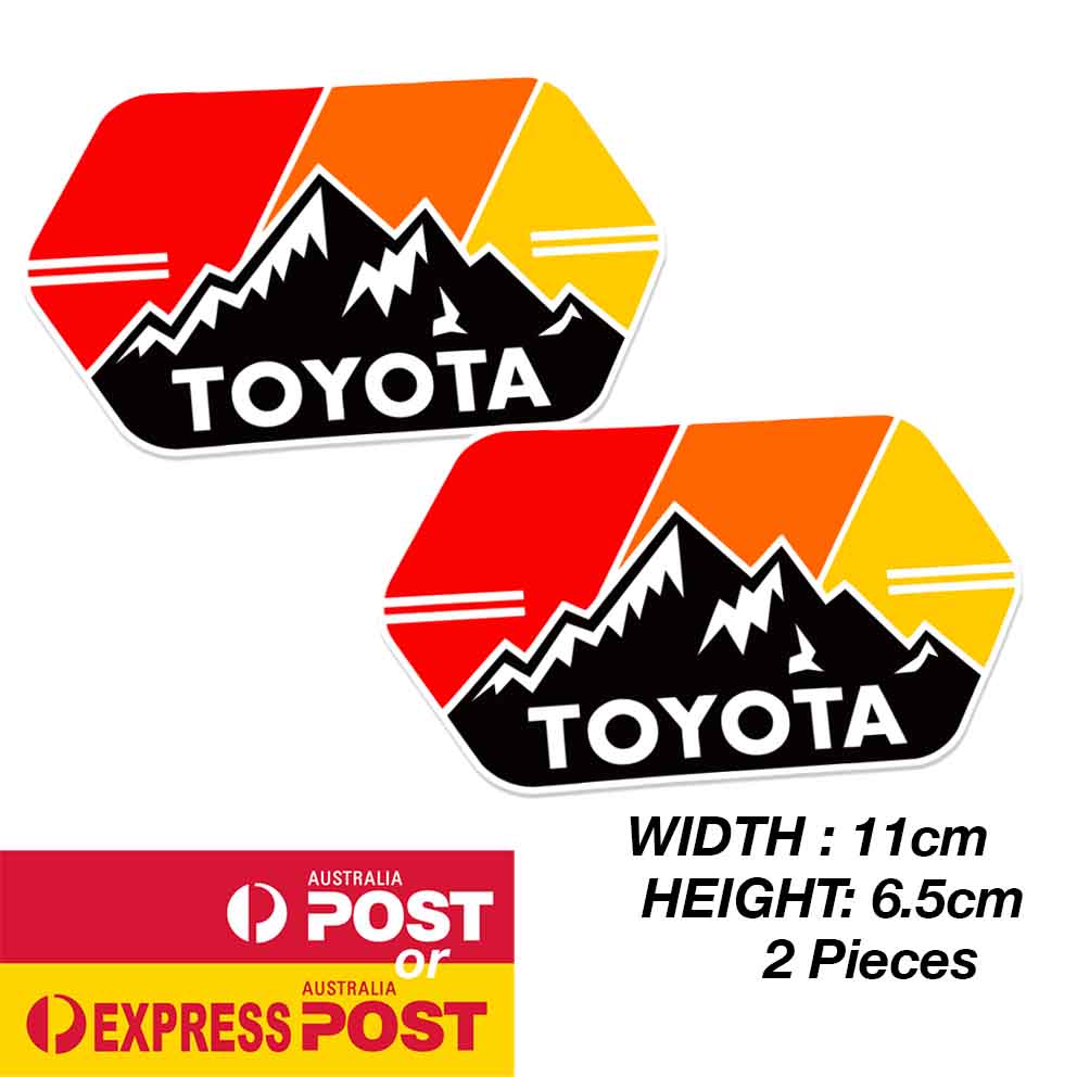 TOYOTA Trail Teams  Mountain Logo Sticker