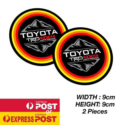 TOYOTA TRD Off Road Mountain Round Off Road Logo Sticker