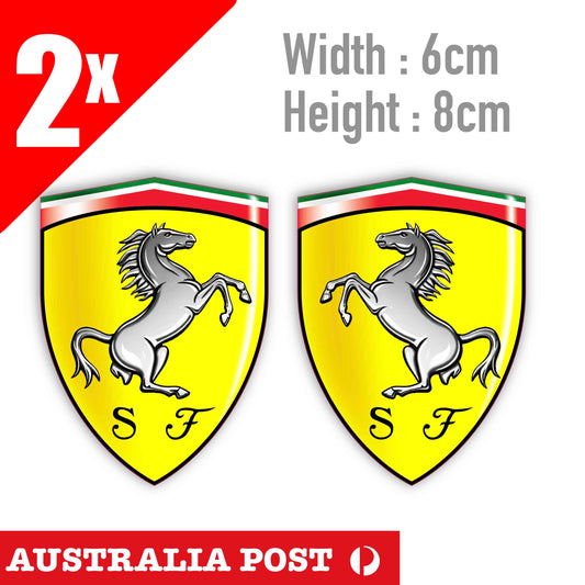Ferrari badge Car Logo Badge, FERRARI Logo Stickers
