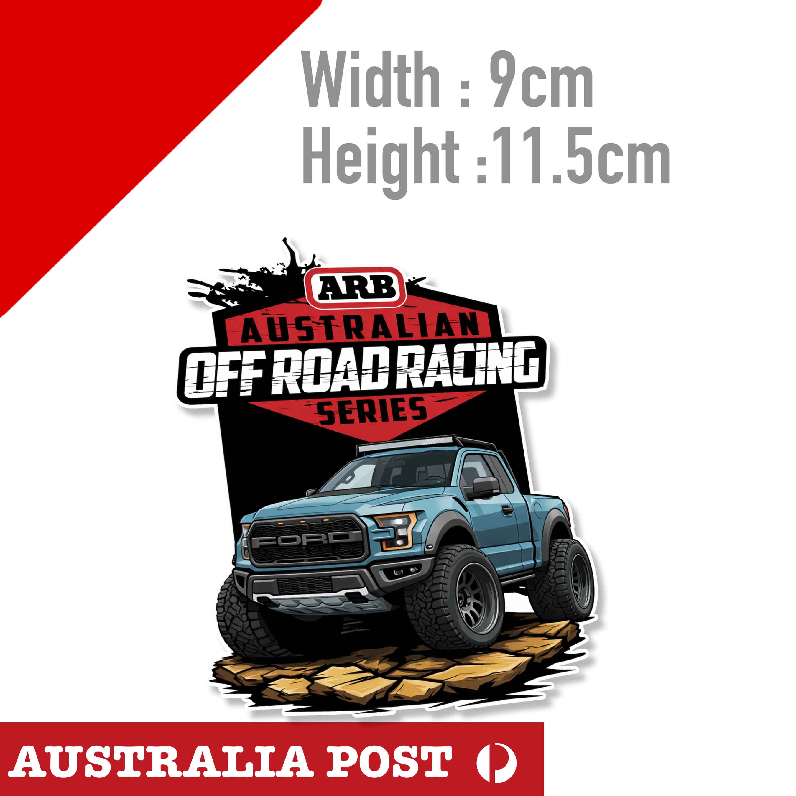 ARB Australian Off Road Monster Racing Ute 4X4 Decal 4WD Ford Raptor S ...