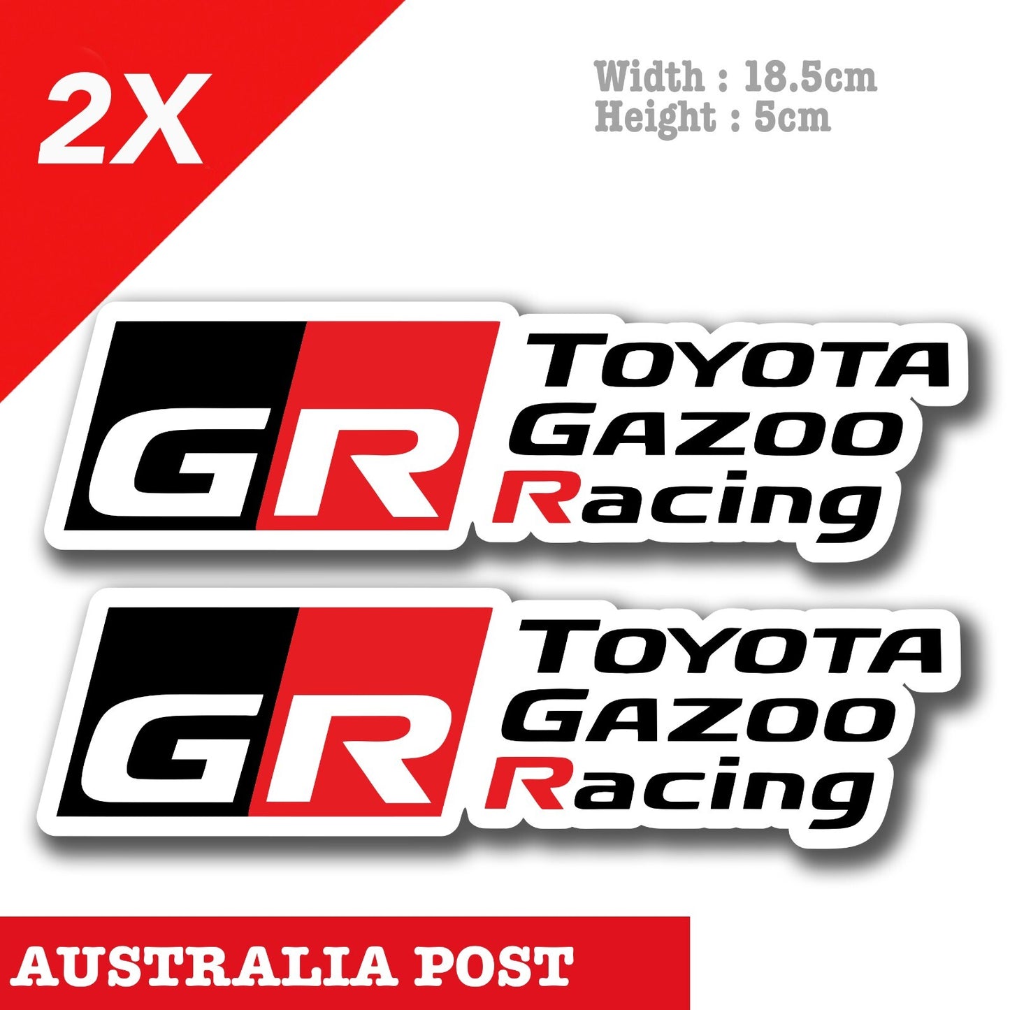 TOYOTA GAZOO Racing GR Sticker
