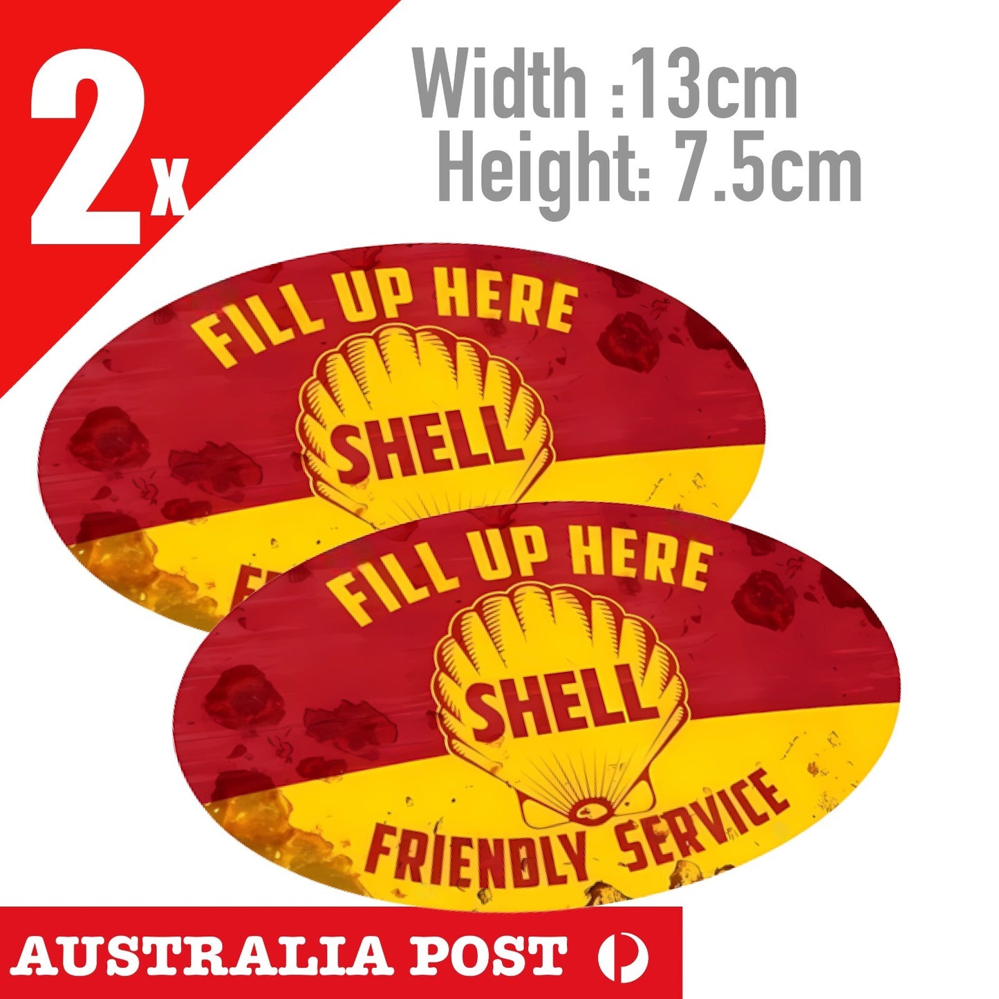 SHELL Motor Oil Gasoline Service Garage Fridge,Bar Laptop , Car Stickers