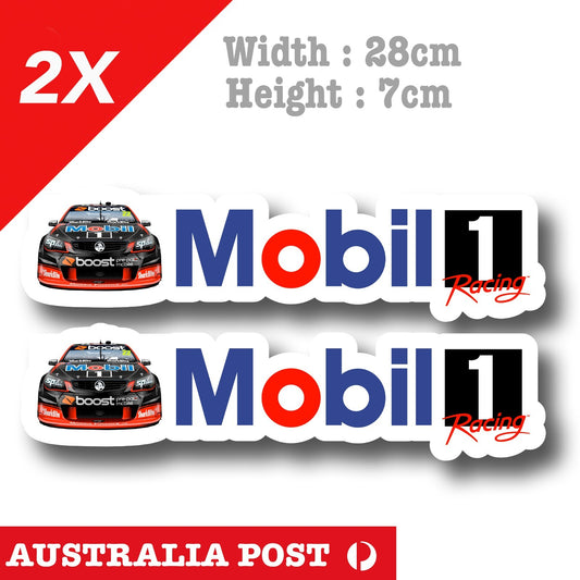 Mobil 1 Motor Oil , Holden Commodore Racing Car  Vinyl  Stickers