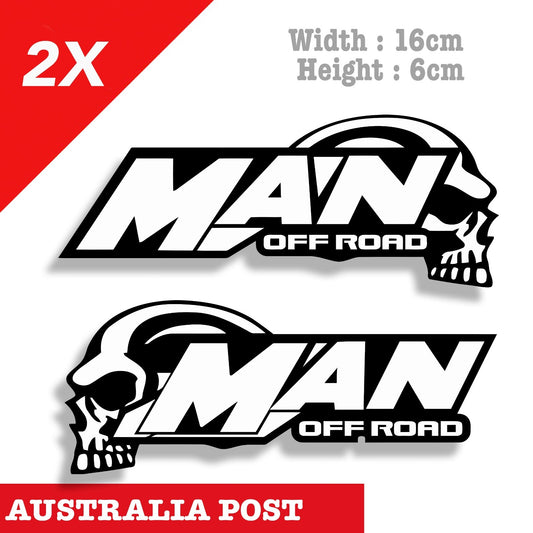 MAN Truck and Bus SKULL logo Off Road , Off Road, 4WD Sticker