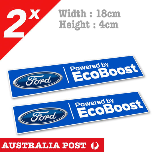 FORD ECOBOOST Logo Motorcraft banner  Decal Sticker