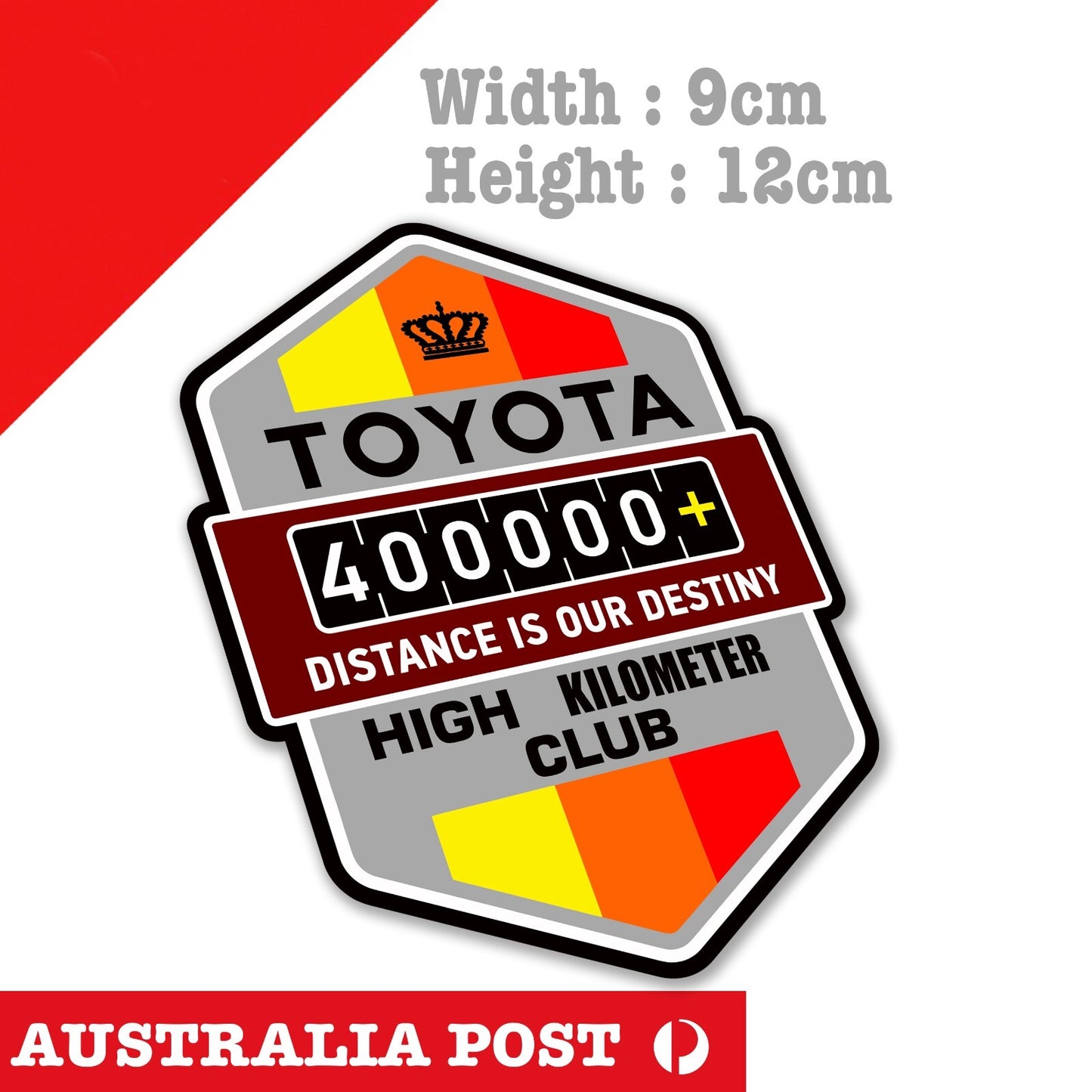 Toyota 400,000 High KILOMETER Club, High Kilometer , TRD ,4WD, 4X4, Sticker