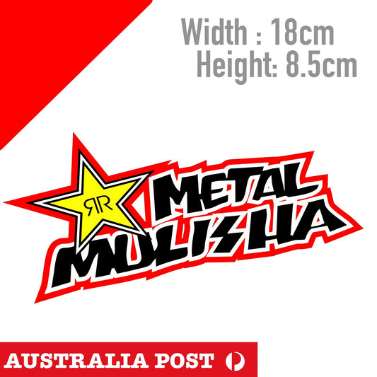 Metal Mulisha Rockstar Logo ,Motocross Dirt Bike, Off Road,4x4  Stickers
