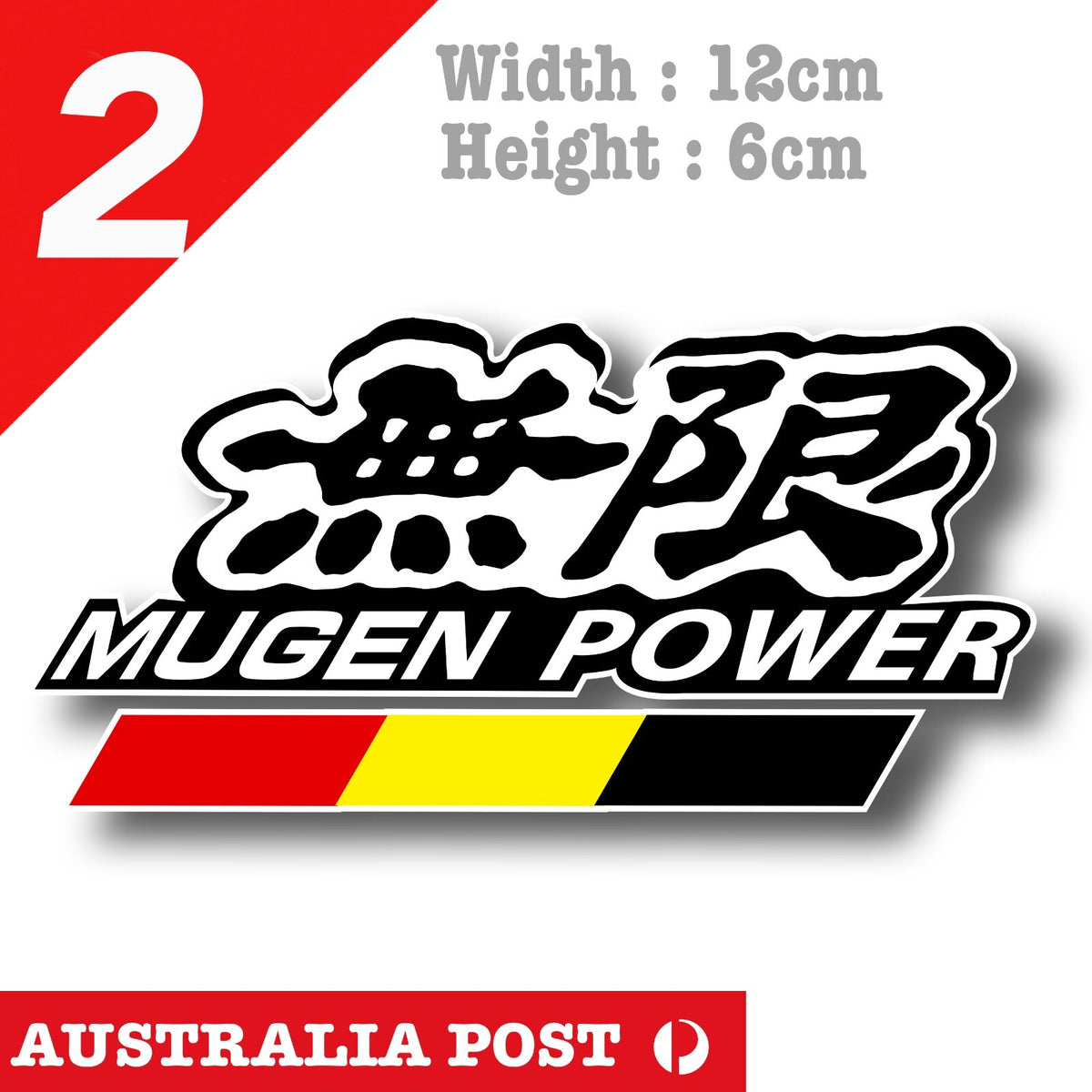 Mugen Power Motorsports  JDM Car Honda Logo JDM Stickers