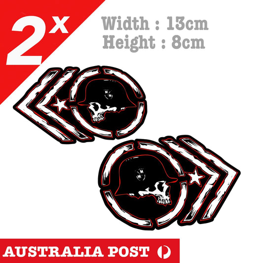 Metal Mulisha Army ,Motocross Dirt Bike 4x4 Off Road, Fuel Tank, Helmet Stickers