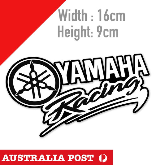 Yamaha Logo RACING Motorcycle  Logo Vinyl  Stickers