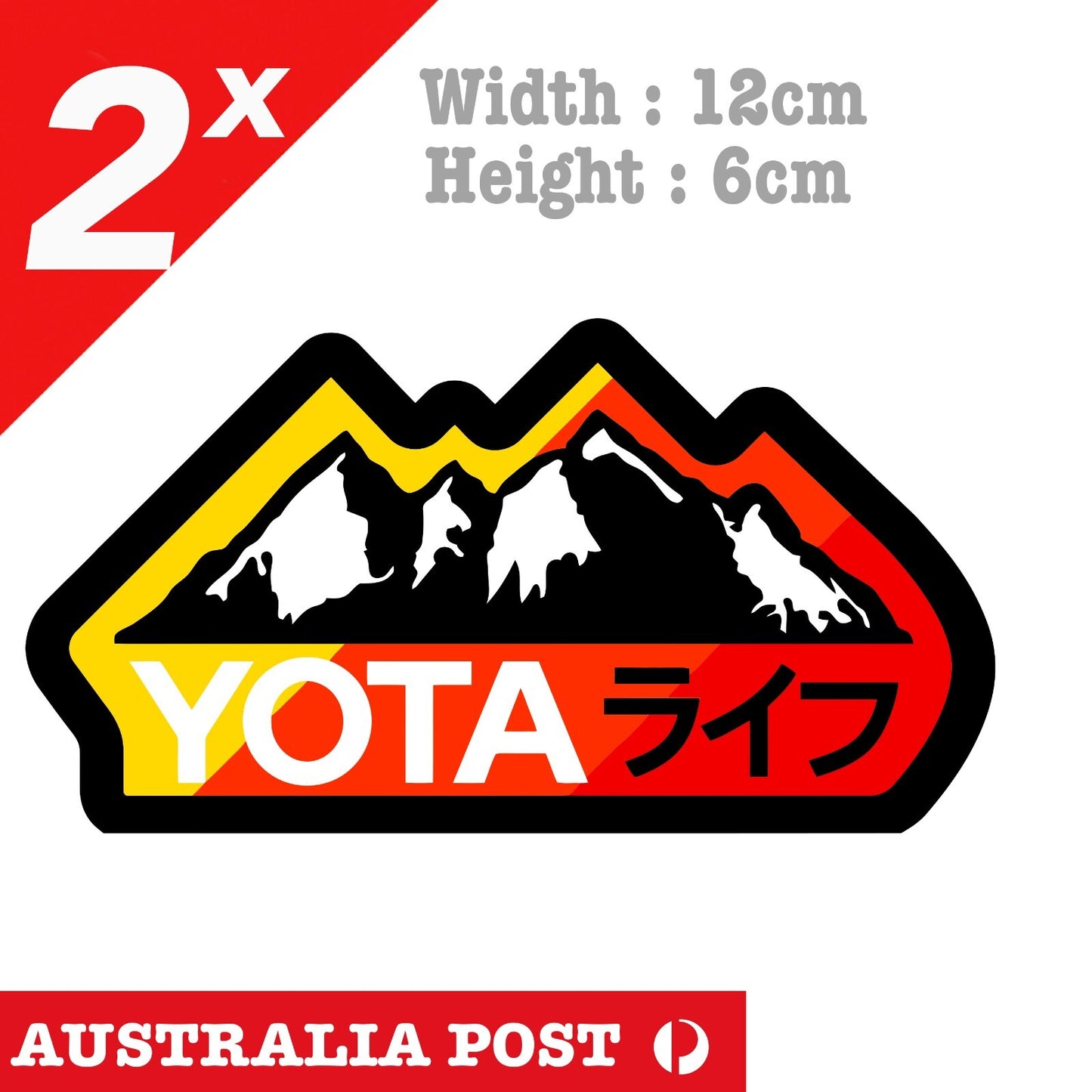 Toyota  TRD Pro Logo 4x4, Hilux, 4WD, Off Road, JDM Decal Sticker
