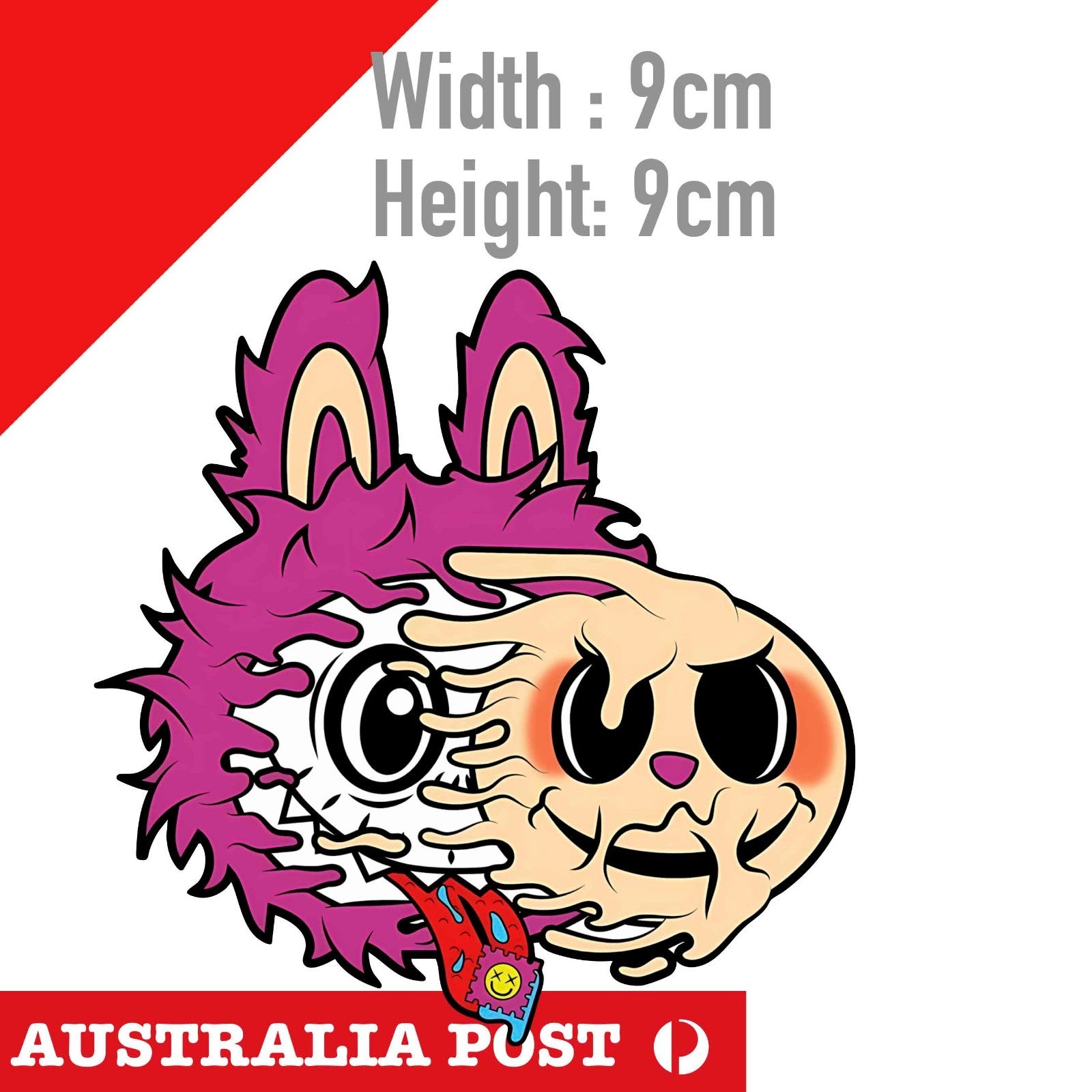 LaBUBU The Monster STONED,  Labubu Baby Monster Sticker