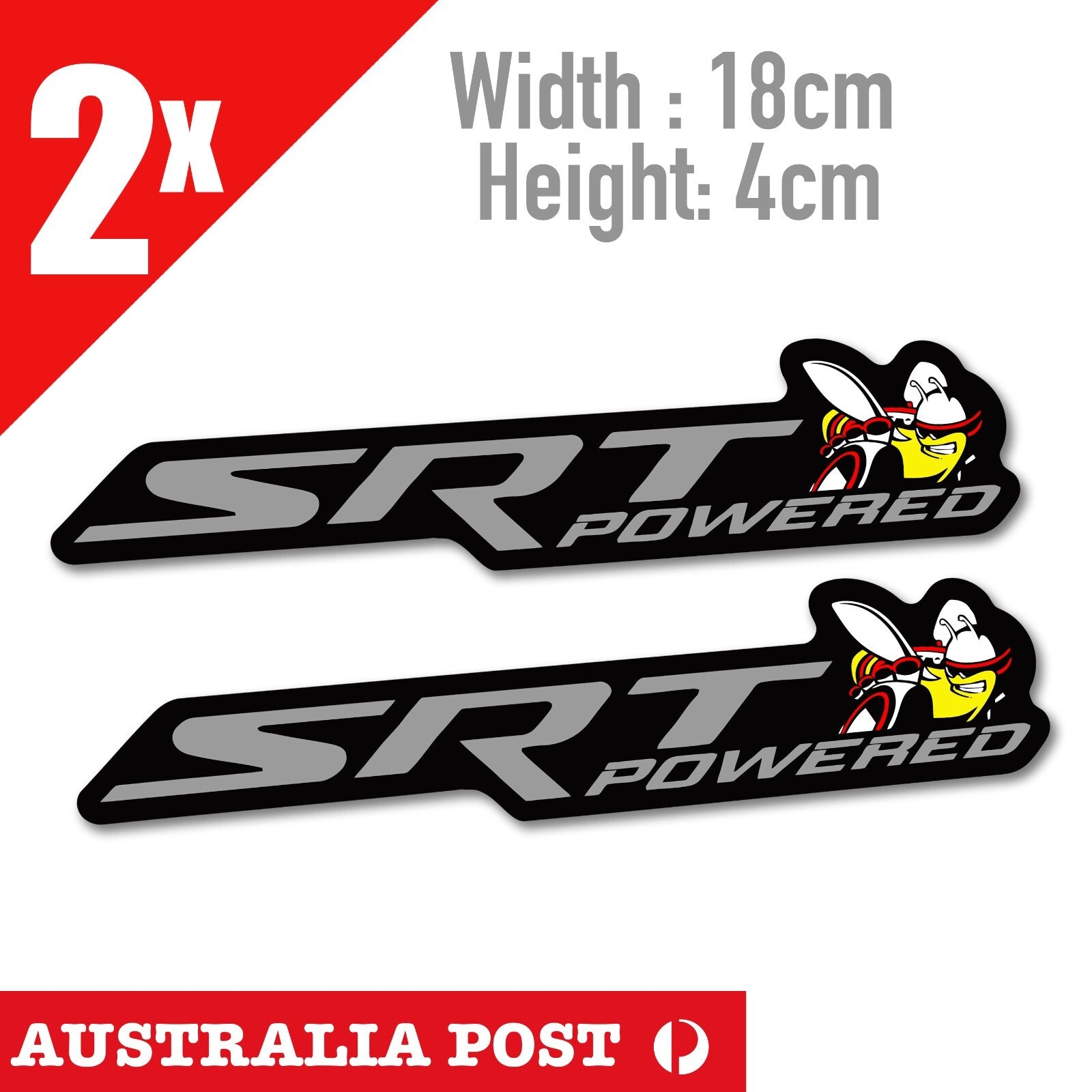 DODGE VIPER SRT SCAT PAK Powered By SRT   Sticker