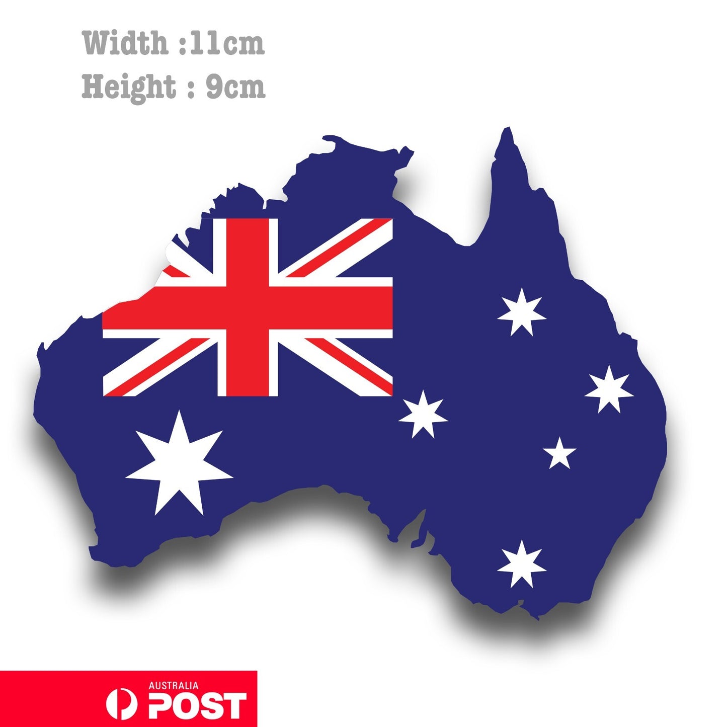 Australian Map Flag  Laptop , Car  Decal Sticker 