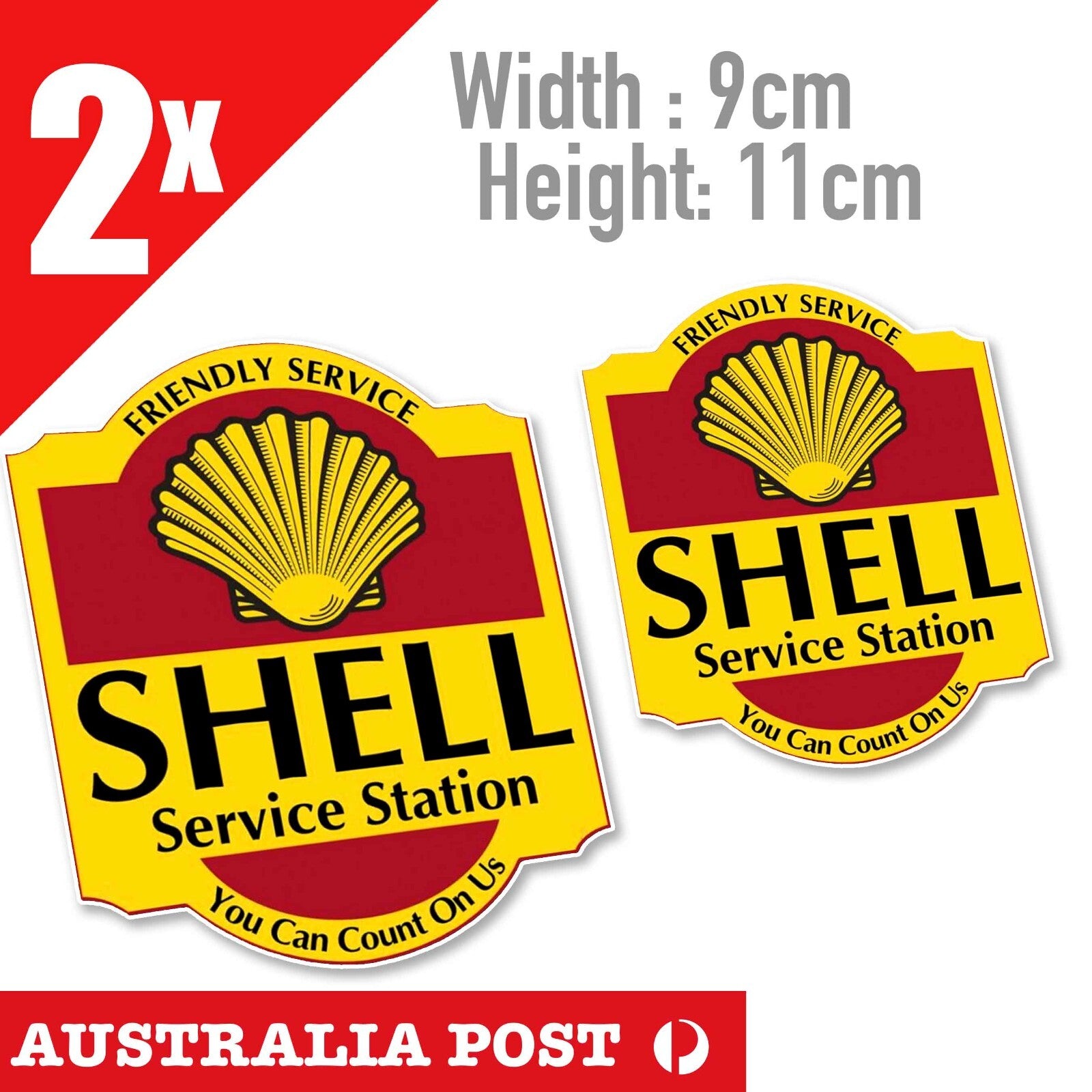Shell Service Station Vintage Retro Old Sign Car  Vinyl  Sticker 