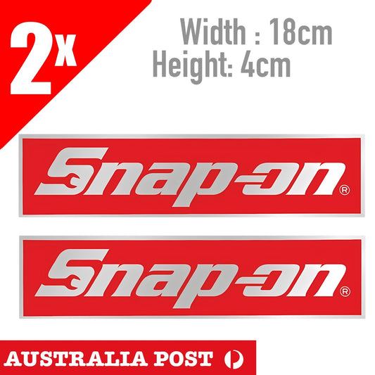 SNAP-ON Logo ,Tools Garage Vintage logo Banner x2  Sticker