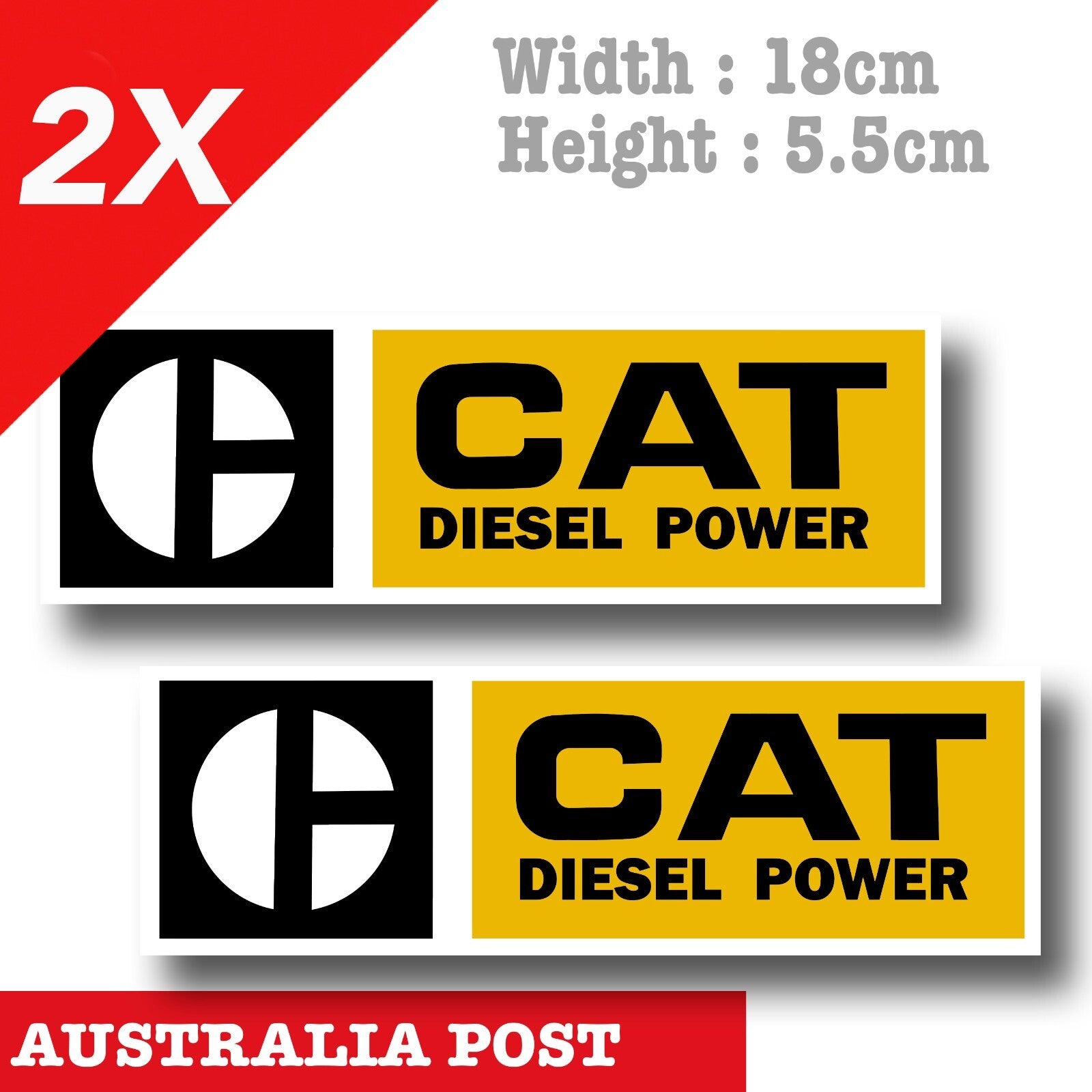 Caterpillar Diesel Power Logo  Sticker