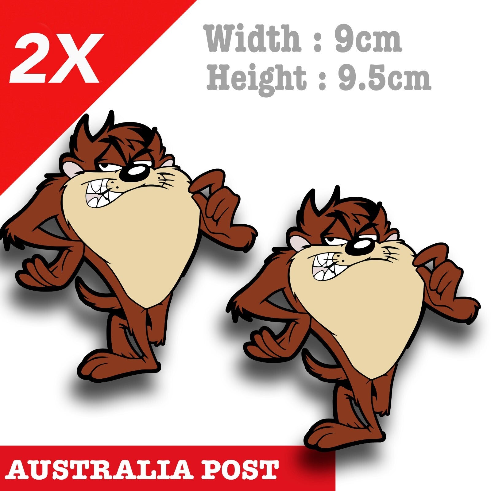 Tasmanian Devil , Taz the Devil Looney Tunes Character Funny Cartoon Sticker