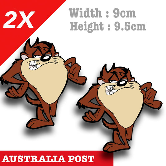 Tasmanian Devil , Taz the Devil Looney Tunes Character Funny Cartoon Sticker