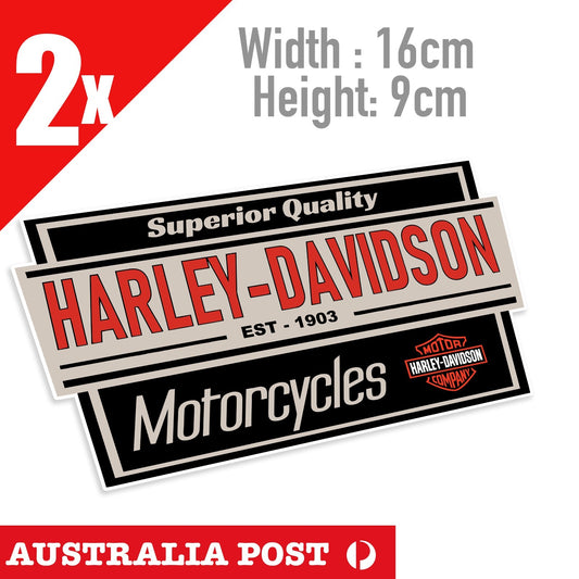 Harley Davidson Classic EST 1903 ,Laptop, Helmet, Bike Sticker
