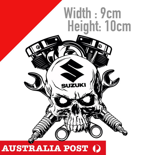 Suzuki SKULL HEAD ENGINE Sticker