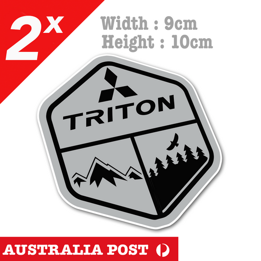 Mitsubishi TRITON Adventure Car Mountain Forest Sea 4WD, 4X4,Off Road Sticker