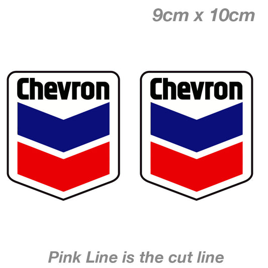 Chevron Petrol Energy corp  Logo, Car, Oil, Service Sticker