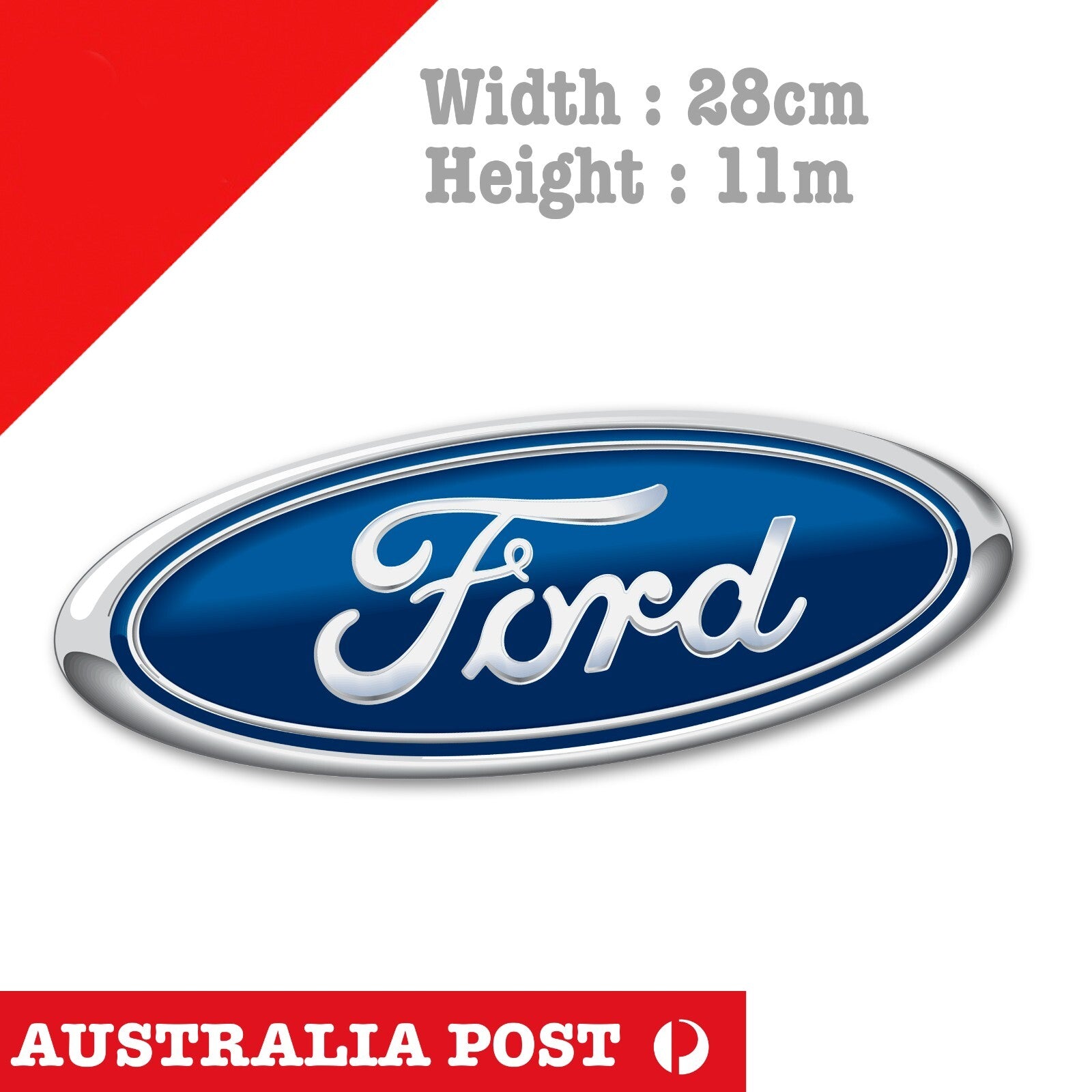Ford Logo Motorcraft banner  Logo Sticker