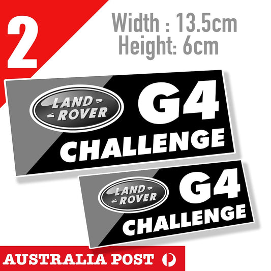 Land Rover Logo G4 Challenge , Off Road, 4X4  Stickers