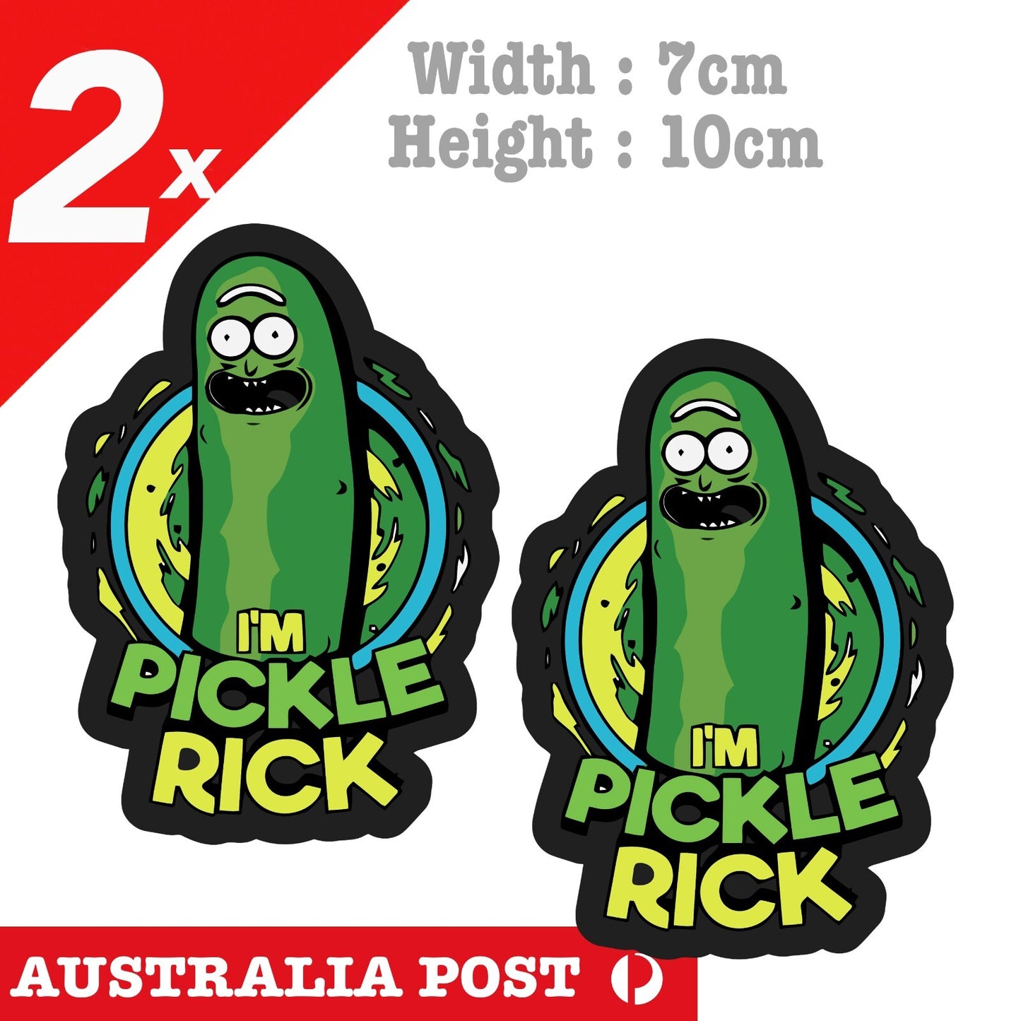 I'M PICKLE RICK - Rick and Morty Cartoon Funny  Sticker 