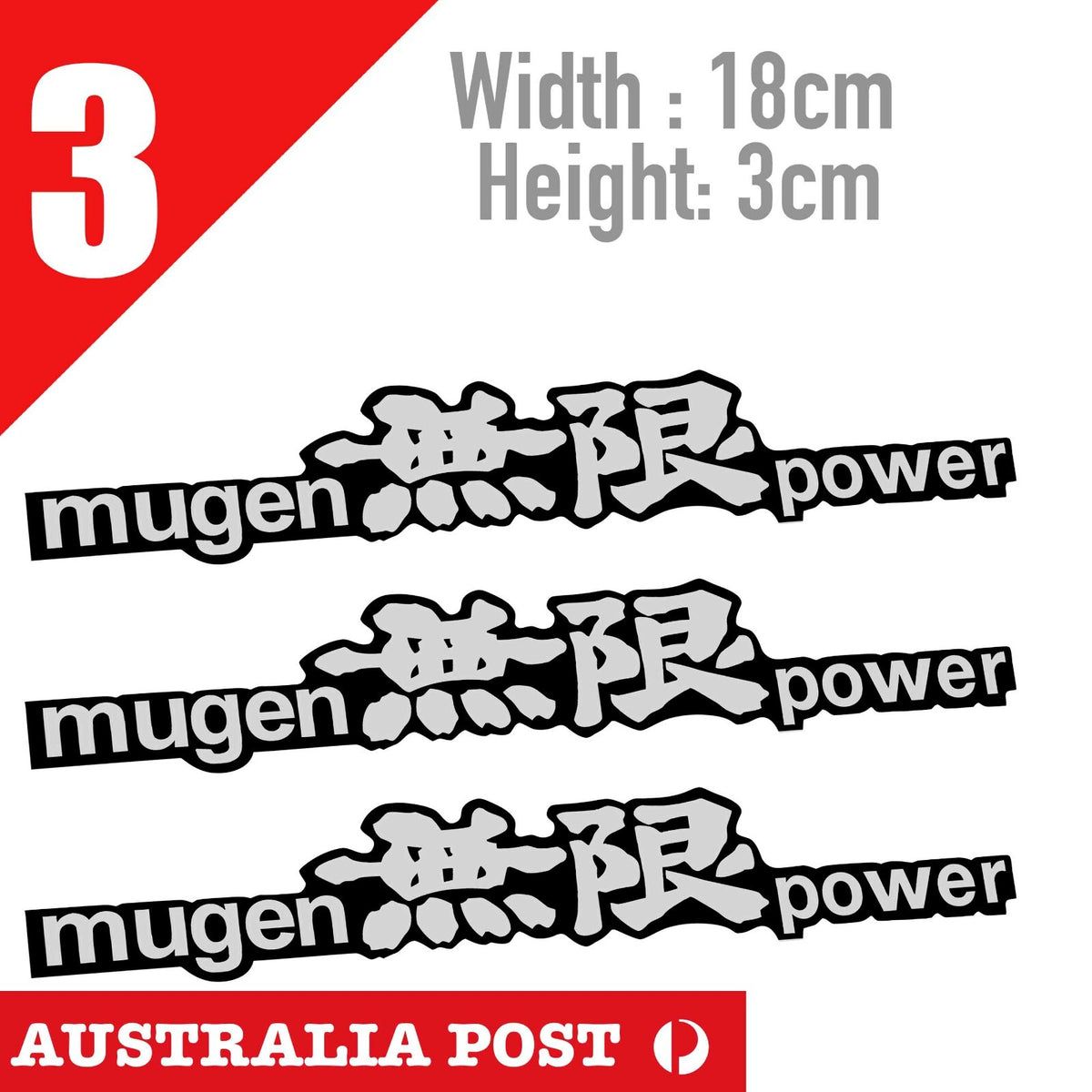 Mugen Power Motorsports JDM Car Honda Logo,Japan banner, OSAKA Stickers