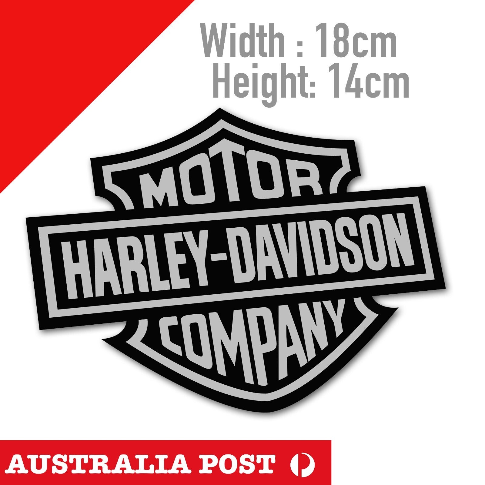Harley Davidson Logo ,Pink, Yellow, Orange, Grey Stickers