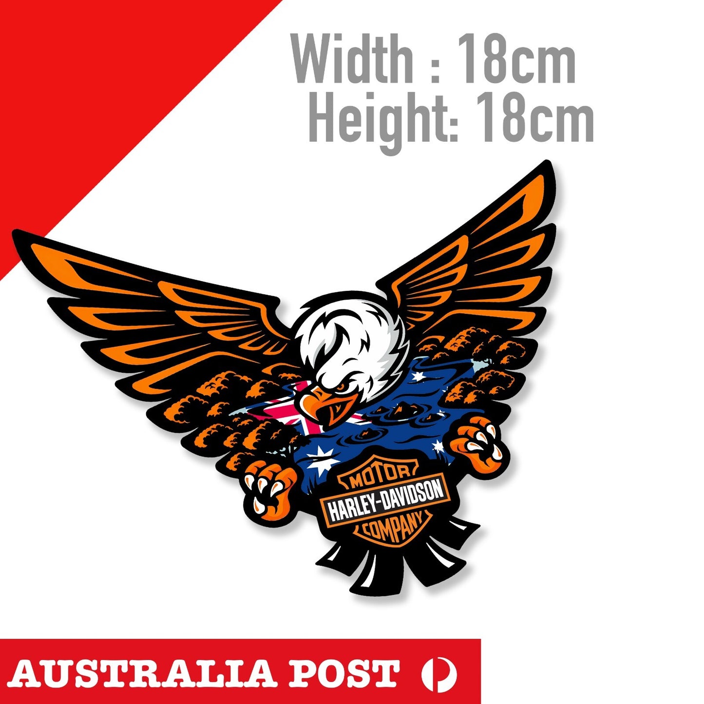 Harley Davidson Motorcycle, Motorcycle, , Logo  Large Sticker