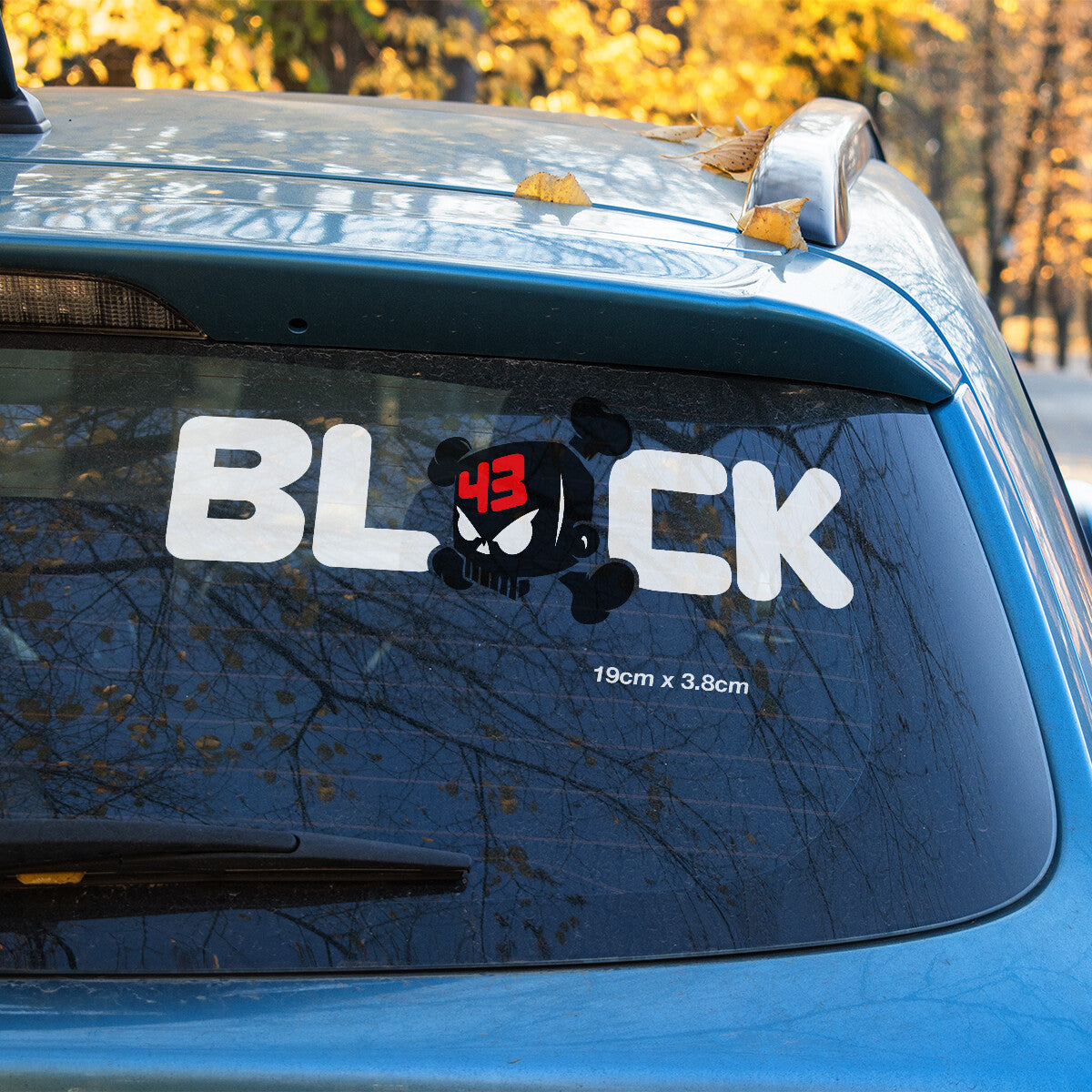 BLOCK 43 JDM Skull JDM , Car  Decal Sticker 