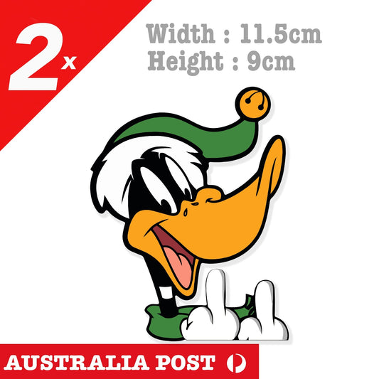Daffy Duck Middle Finger Funny Looney Tunes Cartoon Character  Sticker