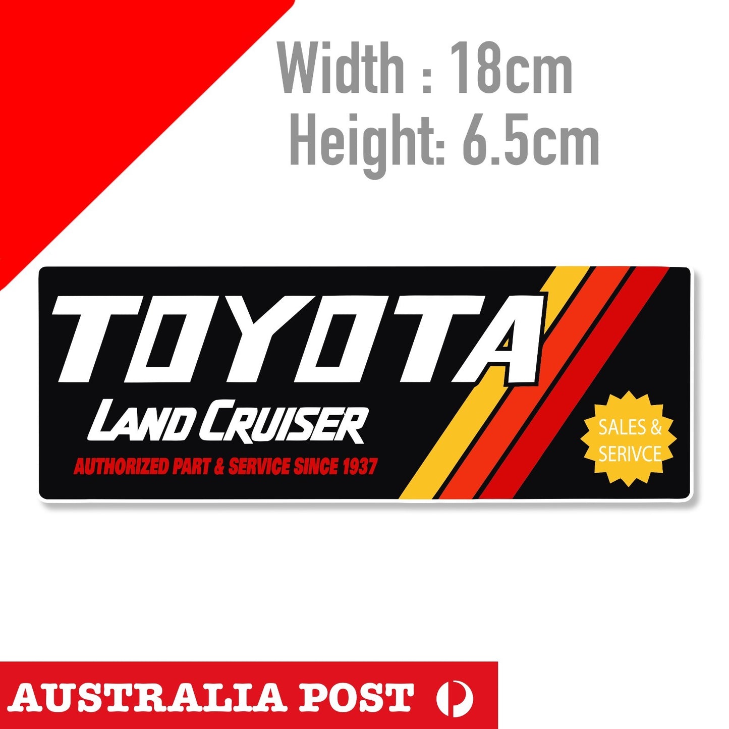 TOYOTA Land Cruiser  Hilux 4x4 Truck Ute, 4Runner Sticker