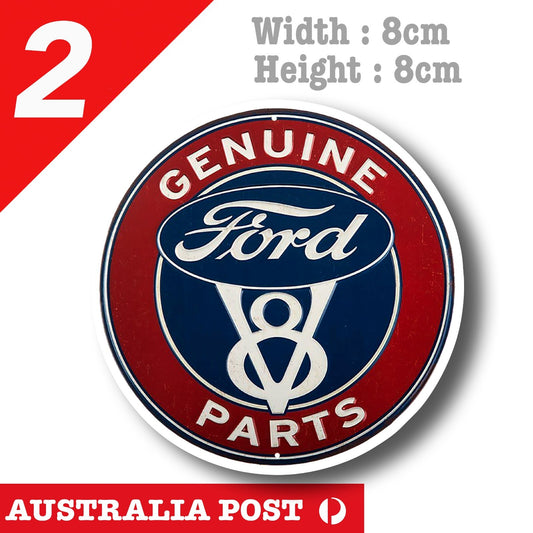 Ford Logo GENUINE Parts Sign Vintage Retro Rusty Car  Vinyl  Sticker 