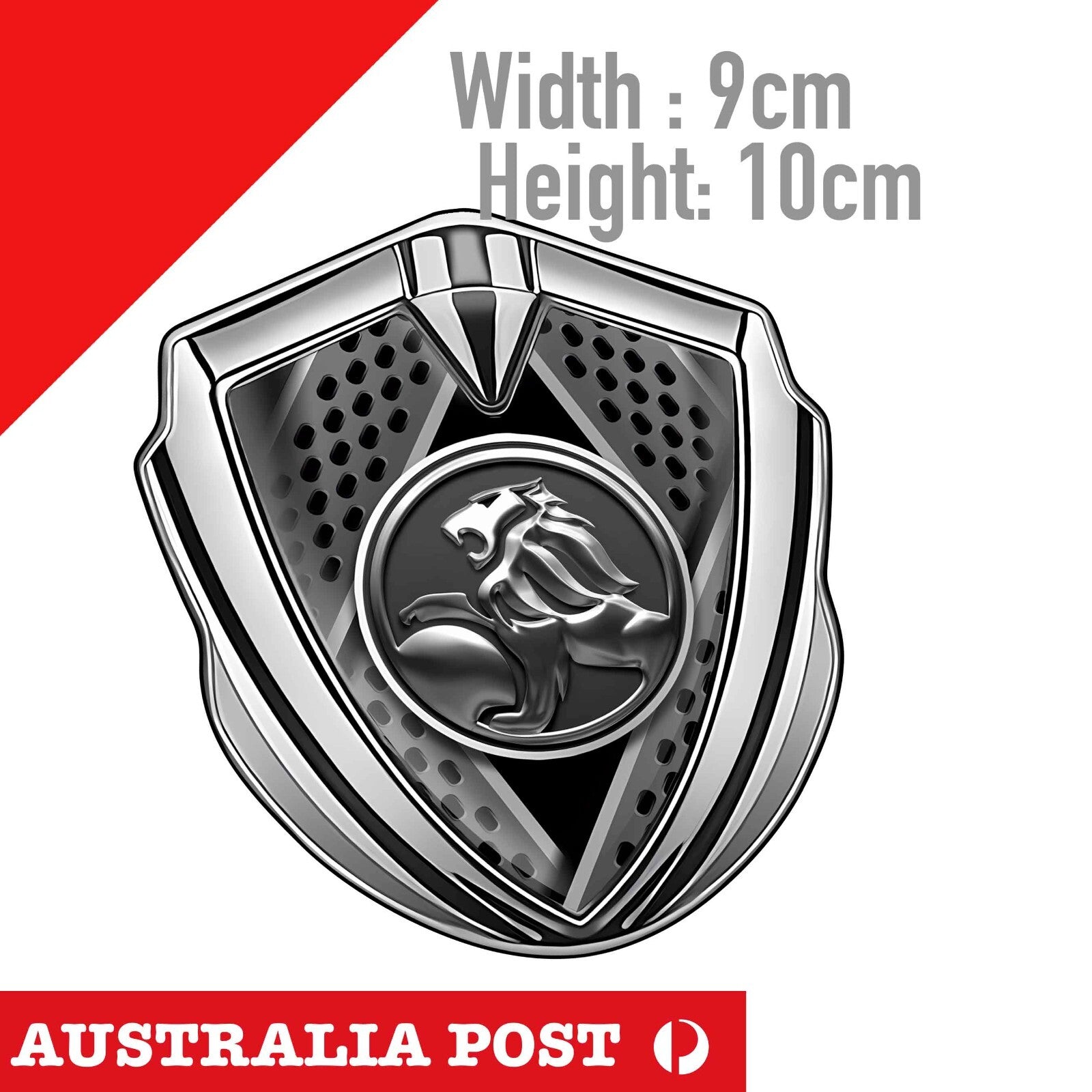 HOLDEN Graphite Monochrome  Dark  Style Badge, HOLDEN LOGO Sticker