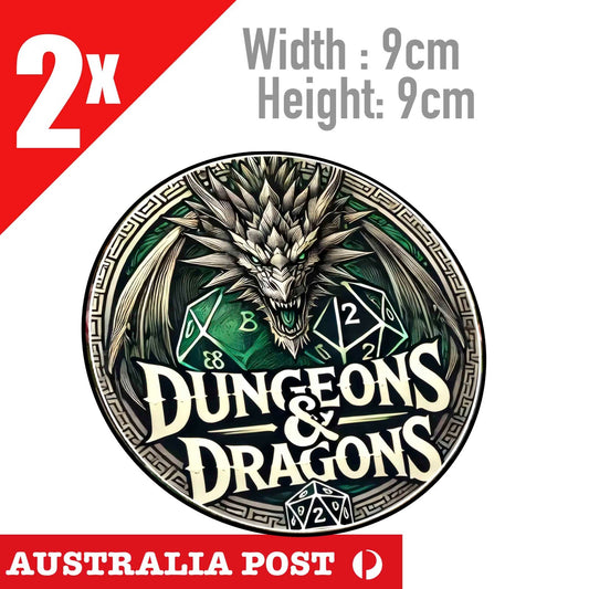 Dungeon and Dragons logo Sticker