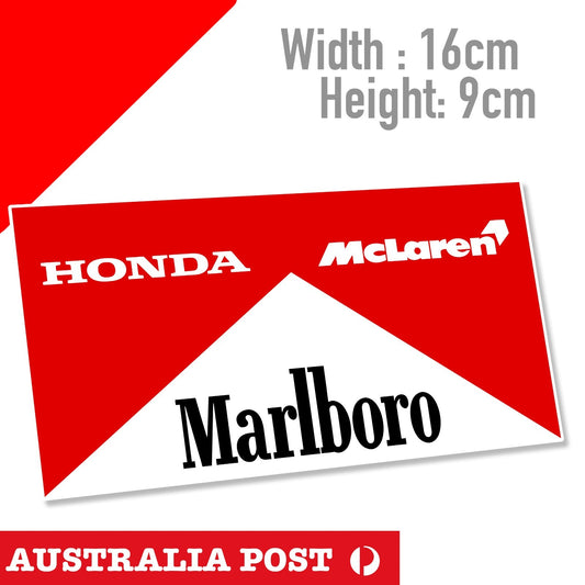 HONDA , MCLAREN Marlboro Sticker