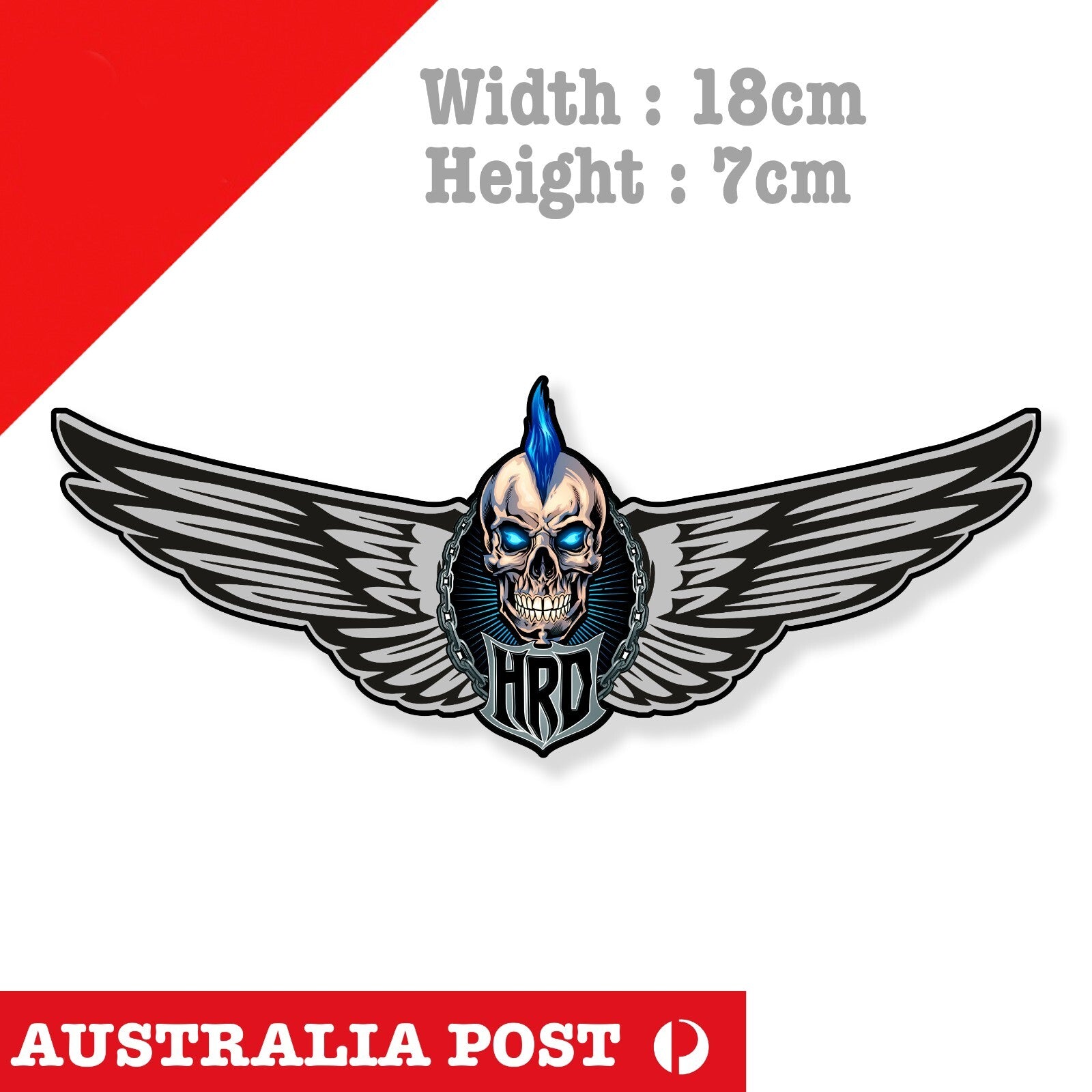 WING Skull motorcycle HARLEY DAVIDSON Logo Fuel Tank Decal Stickers