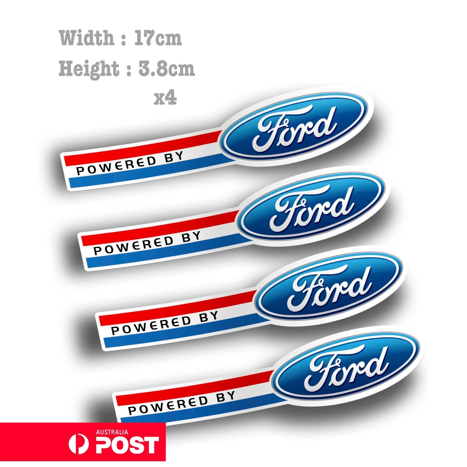 POWERED BY FORD STICKERS DECALS RACING Sticker 
