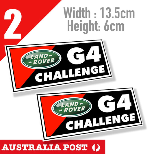 Land Rover Logo G4 Challenge , Off Road, 4X4  Sticker 